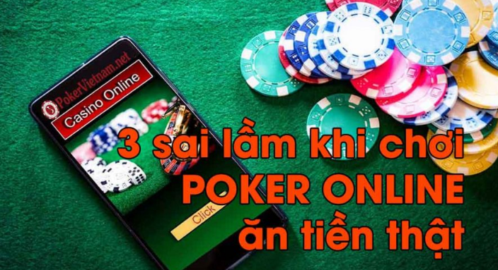 Những sai lầm nên tránh khi chơi Poker tại 12bet