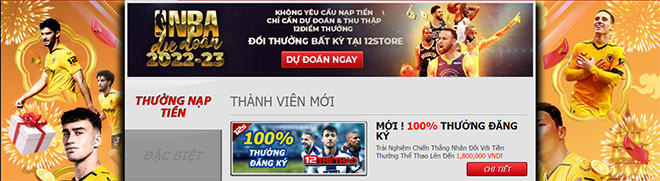 khuyến mãi thể thao 12bet